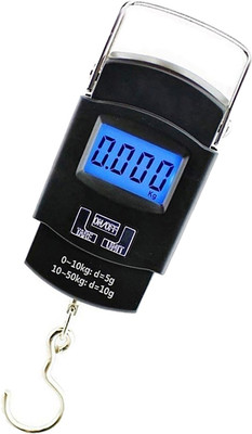 Breyers Hanging Luggage Weighing Scale-Digital Luggage Scale With Metal Hook Hanging J29 Weighing Scale(Black)