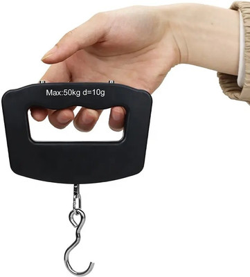ASTOUND Portable 50kg 10g Digital Electronic Luggage Scale For Travel Weighing Scale(Black)