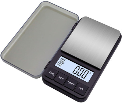 CASON Pocket Coffee Scale with Timer,Pocket Coffee Scale with Timer with Backlit LCD Weighing Scale(Grey pocket Scale)