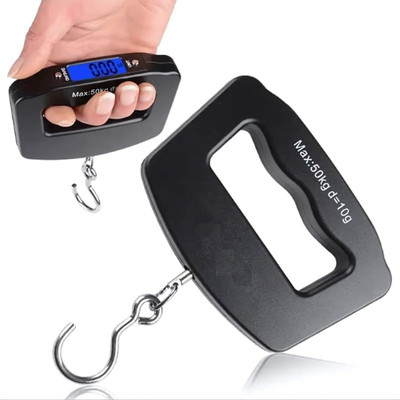 ASTOUND LCD Digital Luggage Scale Portable 50kg/10g Weighing Scale(Black)