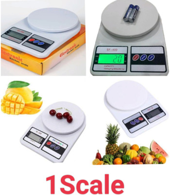 Srinath Electronic Weight Machine With Digital LCD Display Weighting Scale 10kg Weighing Scale(White)