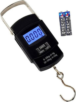 Kelo 50Kg Hanging Luggage Weighing Scale KKal248 Weighing Scale(Black)