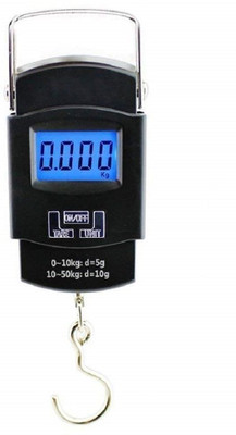 TodayAndCo Electronic Portable Hook Type Digital LED Screen Luggage Weighing Scale Weighing Scale(Black)