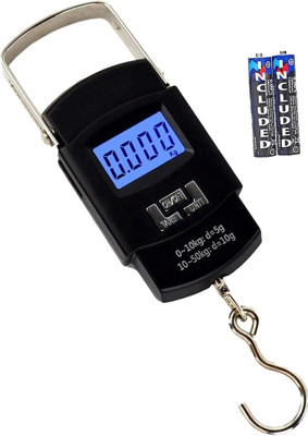Rhyndaston Digital Luggage Weighing Scale Lcd Screen 50Kg Weight Capacity C353QA Weighing Scale(Multicolor)