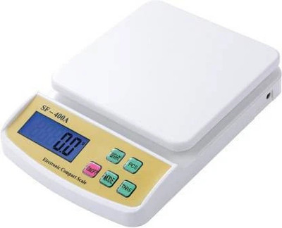 GN Enterprises Electronic Digital 1Gram-10 Kg Weight Scale WS133_White Weighing Scale(White)