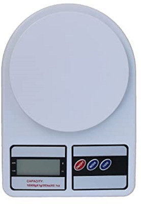Equipagecart Kitchen Scale Multipurpose Portable Electronic Digital Weighing Scale Weighing Scale(White)