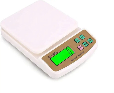 SOYEN SB- 10kg x 1g Kitchen Scale Multi-purpose weight Machine SF 400A Weighing Scale(White)