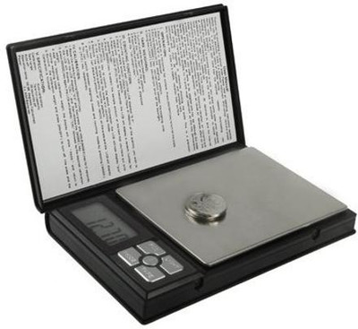 SELMEZ Portable Notebook Model Digital Weight Pocket Scale Ideal for Jewellery Weighing Scale(Black)
