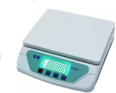 D-DEVOX TS-500 Digital Kitchen 30kg x 1g with white backlight Weighing Scale(White)