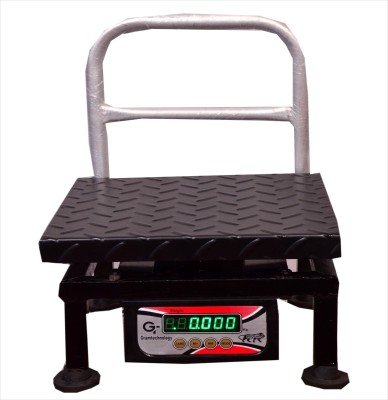 GRAMTECHNOLOGY GT Weighing Scale 100kg x 10g M.S Weight Machine Double Side Display for Shop Weighing Scale(Black)