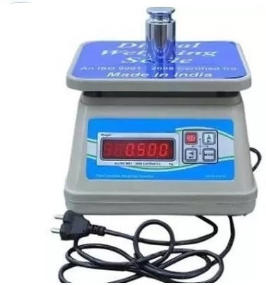 D-DEVOX SB-ABS 30kg SUPCON Double Display High Quality Weighing Scale(White, Blue)