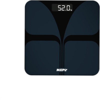 MEPL Bluetooth Digital Smart Scale Weighing Machine For Body Weighing with Smart App Weighing Scale(Black)