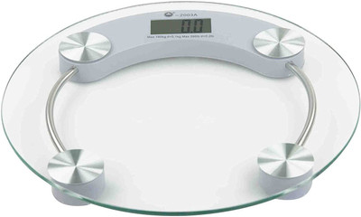 ACU-CHECK Round Human Body Weighing Scale personal weighing machine bathroom scale 180kg Weighing Scale(transparent)