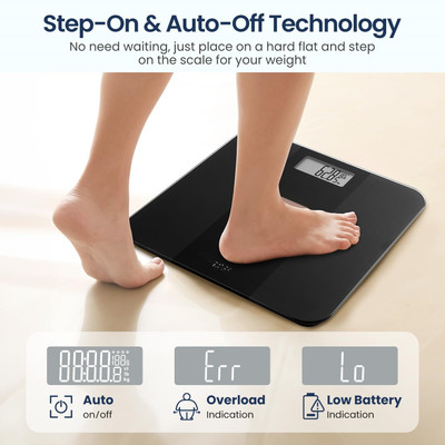 ABHIGAMYAH ElectronicThick Tempered GlassLCD for office work Weighing Scale(Black)