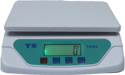 Skeisy NEW TS-500 POWER CAPACITY UP TO 30KG/1GM AND POWER BY AA BATTERY Weighing Scale(White, SKY BLUE)