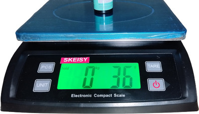 Skeisy SF-802 WEIGHING MACHINE DIGITAL DISPLAY AND POWER UP 30KGX1GM Weighing Scale(Black)