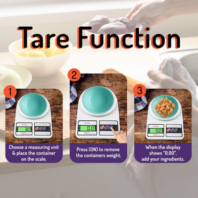 VYNEX SF-400 Weight Machine for Kitchen & Shop Weighing Scale(White)