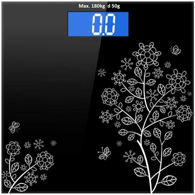 MEANDMY Digital Weighing Scale, Premium Weighing Machine for Precise Measurement Weighing Scale(Black)