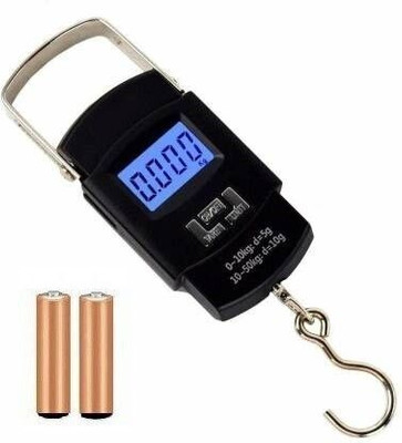 TodayAndCo 50 kg Hook Type Digital Led Screen Portable Luggage Weighing Scale,2 Sell Weighing Scale(Black)