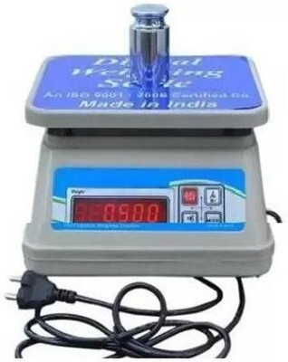 SOYEN BS ABS-30 KG Accuracy, Chargeable Front & Back Display for Weighing Scale(White,BLUE)
