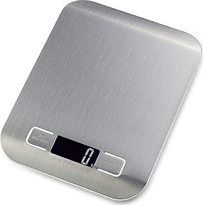 Kinzilla Stainless Steel Digital Kitchen Weighing Scale & Food Weight Machine Weighing Scale(Multicolor)