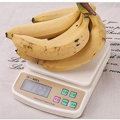 REXBURG Weight Scale Machine With Tare Function For Home And Office Weighing Scale(White)