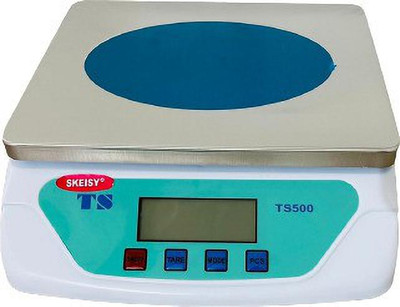 Skeisy Digital TS-500- UP TO 30kg x1g,DOUBLE DISPLAY Weighing Scale (off white) Weighing Scale(White)