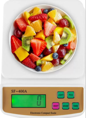 EBLOOMING Electronic Kitchen Digital Weighing Scale Upto 10Kg SF400A Weighing Scale(White)