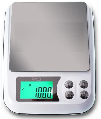 MSNL SK New Dm.3 Mini scale Digital Display power 600gX0.1g, overload indicator Weighing Scale(White)