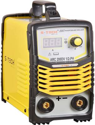S-TECH WELD Dual-phase Inverter ARC Welding Machine (IGBT) 200A,1-2 Phase Working Inverter Welding Machine