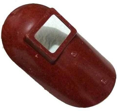 ambay Welding Hand Shield, Cutting Tool Full Face Welding Shields, Red Welding Hand Shield, Cutting Tool Full Face Welding Shields, Red Welding Helmet(Size - Regular)