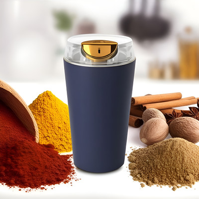 VEEZO Spice Grinder stainless steel grinder Wet Grinder(Blue)