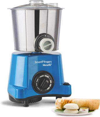 SMARTFINGERS Masala + Table Top Masala Wet Grinder 230V 50hz 2 Liter Wet Grinder(Blue)