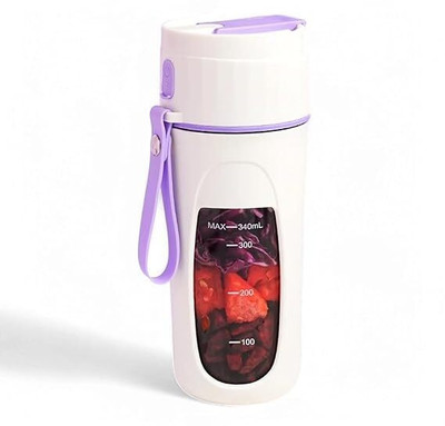Sai Portable Rechargeable Smoothie Blender – 340ml, 8 Blades Wet Grinder(Multicolor)