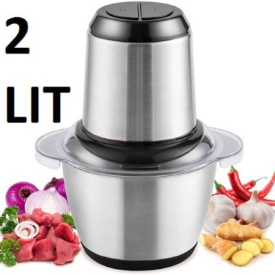 TEZZ MEAT GRINDER 250WT 2 LIT Wet Grinder(SILVER)