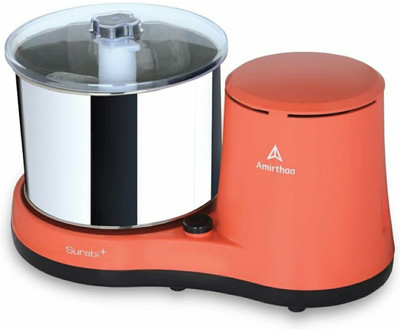Amirtha Surabi + Cherry Red Wet Grinder(Cherry red)