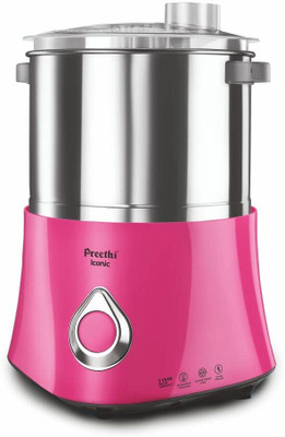 Preethi Iconic Table Top Wet Grinder, 2 Litre, 5 Year Motor Warranty Wet Grinder(PINK)