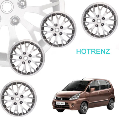 HOTRENZ Cars Wheel Cap/WHEEL COVER 13 INCH Set of 4 CarPHOENIX SILVER 13 Wheel Cover For Universal For Car Universal For Car(14.0 inch)