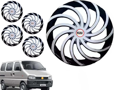 Kunj Autotech 13 Inch Wheel Cover Cap for EECO Silver Black Wheel Cover For Maruti Eeco(13.0 inch)