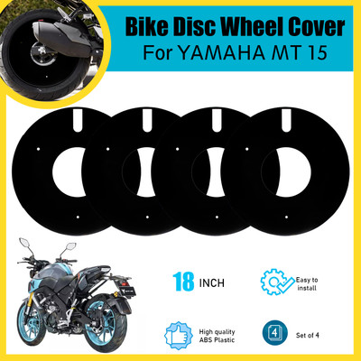 Otoroys 18 INCH Acrylic PRO Disc Wheel Cover For Yamaha MT15 (Set Of 4) Wheel Cover For NA NA(15.8 inch)