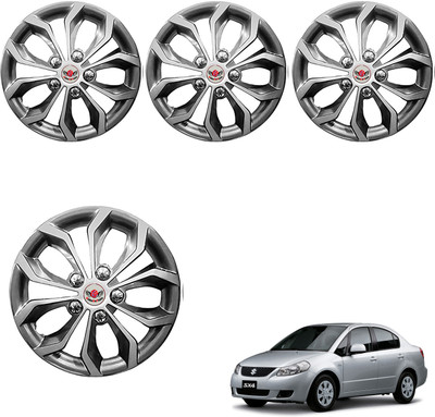 CuboDePlato Wc_visnSlvr_15In_SX4 Wheel Cover For Maruti SX4(5.9 inch)