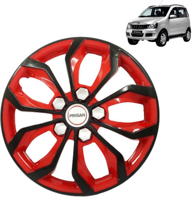 PRIGAN Quanto Vision Black Red 15 INCH Wheel Cover For Mahindra Quanto(15.0 inch)