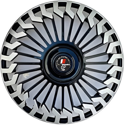 Origin Paradise Silver Black Wheel Cover/Cap for All Cars, Car Wheel Cover (15 Inch) Wheel Cover For Universal For Car Universal For Car(15.0 inch)