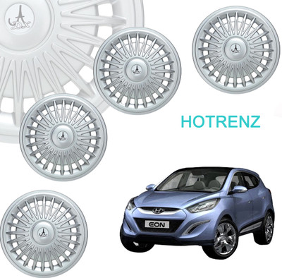 HOTRENZ Cars Wheel Cap/WHEEL COVER 12 INCH Set of 4 , RUSH SILVER 12 Wheel Cover For Universal For Car Universal For Car(14.0 inch)