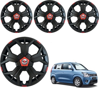 CuboDePlato Sharp Black Wheel Cover 14In WagonR 2022 Wheel Cover For Maruti Wagon R DLX(14.0 inch)