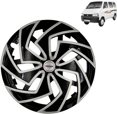 PRIGAN Eeco Spider Silver Black 13 INCH Wheel Cover For Maruti Eeco(13.0 inch)