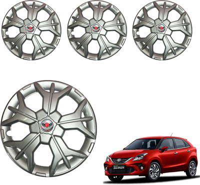 CuboDePlato Sharp Silver Wheel Cover 15In glanza Wheel Cover For Toyota Glanza G CVT(15.0 inch)