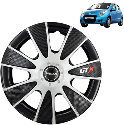 PRIGAN A-Star GTX Black Silver 13 Inch For ASTAR Wheel Cover For Maruti A-Star(13.0 inch)