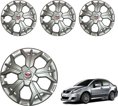 CuboDePlato Sharp Silver Wheel Cover 15In Sx4 New Wheel Cover For Maruti SX4 VXI(15.0 inch)