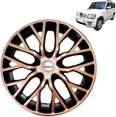 PRIGAN Scorpio Phantom Copper Black 15 INCH Wheel Cover For Mahindra Scorpio(15.0 inch)